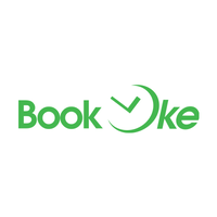 BookOke logo, BookOke contact details