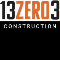 13ZERO3 Construction logo, 13ZERO3 Construction contact details