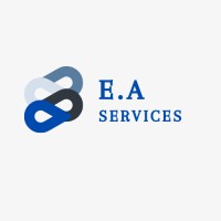 E.A Services logo, E.A Services contact details