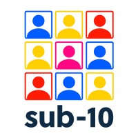 SUB-10 logo, SUB-10 contact details