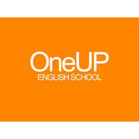 OneUP English School logo, OneUP English School contact details