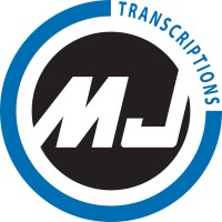 MJ Transcriptions logo, MJ Transcriptions contact details