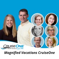 Magnified Vacations CruiseOne logo, Magnified Vacations CruiseOne contact details