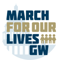 March For Our Lives GW logo, March For Our Lives GW contact details