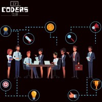 D'Coders Club logo, D'Coders Club contact details