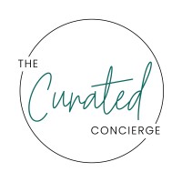 The Curated Concierge logo, The Curated Concierge contact details