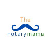 The Notary Mama logo, The Notary Mama contact details