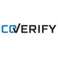 COVERIFY logo, COVERIFY contact details