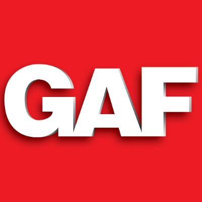 GAF logo, GAF contact details