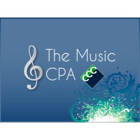 The Music CPA logo, The Music CPA contact details