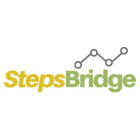 StepsBridge logo, StepsBridge contact details