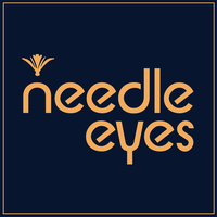 NeedleEyes logo, NeedleEyes contact details