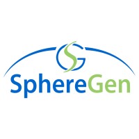 SphereGen logo, SphereGen contact details