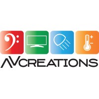 AVCreations logo, AVCreations contact details