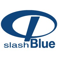 slashBlue logo, slashBlue contact details