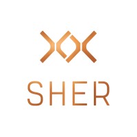 SHER logo, SHER contact details