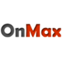 OnMax logo, OnMax contact details