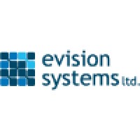 eVision Systems logo, eVision Systems contact details