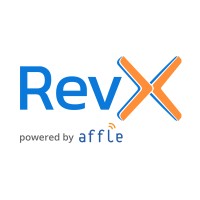 RevX logo, RevX contact details