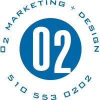 O2 Marketing + Design logo, O2 Marketing + Design contact details