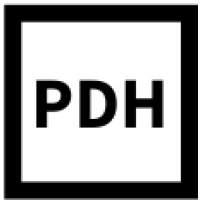 PDH logo, PDH contact details