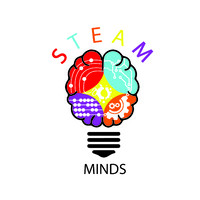 STEAM Minds logo, STEAM Minds contact details