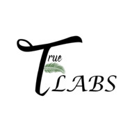 True Lab logo, True Lab contact details