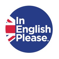 In English Please logo, In English Please contact details