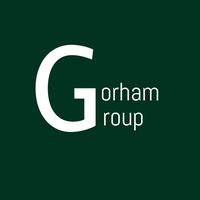 The Gorham Group logo, The Gorham Group contact details