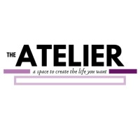 The Atelier logo, The Atelier contact details