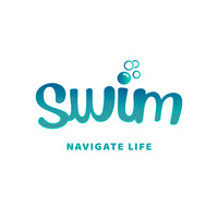 The Swim App logo, The Swim App contact details