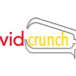 VidCrunch logo, VidCrunch contact details