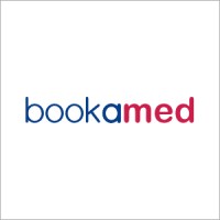 BookAMed logo, BookAMed contact details