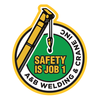 A B Welding logo, A B Welding contact details