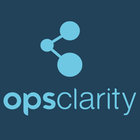 OpsClarity logo, OpsClarity contact details