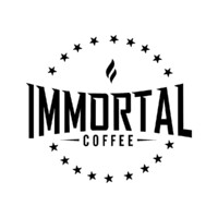 The Immortal Coffee logo, The Immortal Coffee contact details