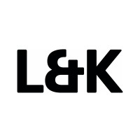 L&K logo, L&K contact details