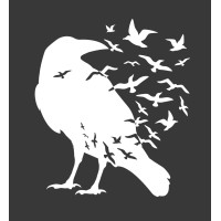 White Crow logo, White Crow contact details