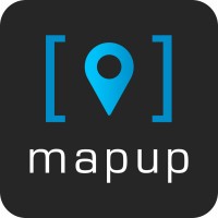 MapUp logo, MapUp contact details