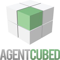 AgentCubed logo, AgentCubed contact details