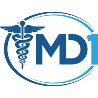 MD1Program logo, MD1Program contact details