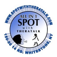 All in 1 S.P.O.T. with Theratalk logo, All in 1 S.P.O.T. with Theratalk contact details