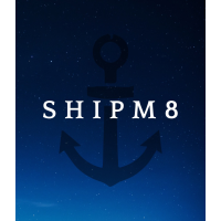 ShipM8.io logo, ShipM8.io contact details