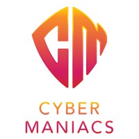 The Cybermaniacs logo, The Cybermaniacs contact details