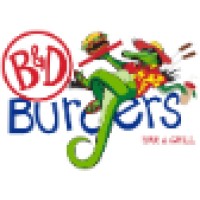 B and D Burgers logo, B and D Burgers contact details