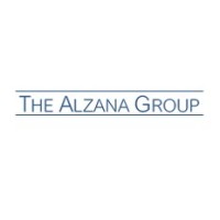 The Alzana Group logo, The Alzana Group contact details