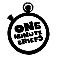 One Minute Briefs logo, One Minute Briefs contact details