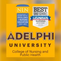 Adelphi University College of Nursing and Public Health logo, Adelphi University College of Nursing and Public Health contact details