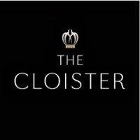 The Cloister logo, The Cloister contact details