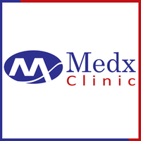 MedxClinic logo, MedxClinic contact details